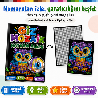 LUVOXIS™ - Gizemli Mozaik Boyama Kitabı