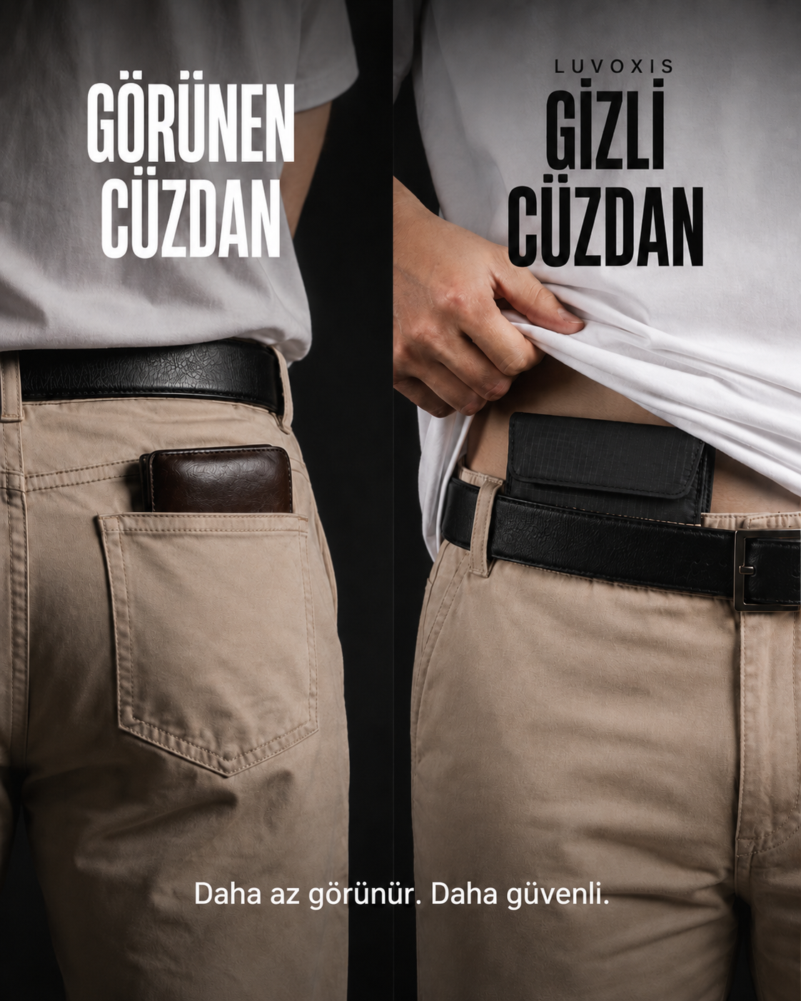 LUVOXIS™ - Gizli Kemer Cüzdanı